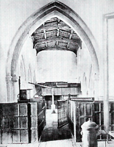The interior looking west in 1874 from Horace Prescott's book